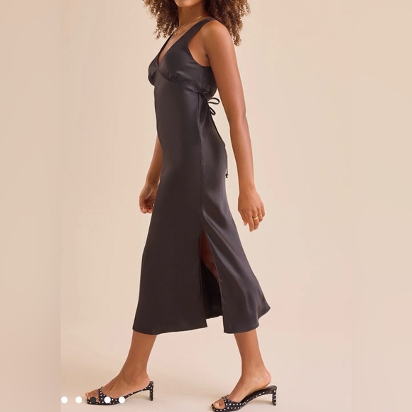 NWT Altar’d State Andie satin midi dress, size XXXL - Picture 4 of 13